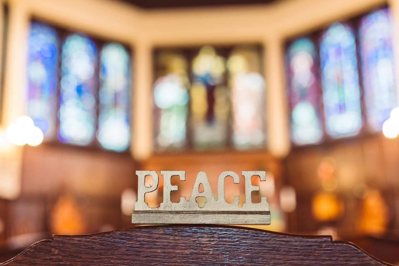 Peace Word Carved in Wood, by RDNE Stock project via Pexels